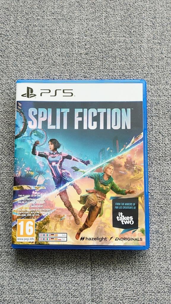 SPLIT FICTION PS5, Spelcomputers en Games, Games | Sony PlayStation Vita, Ophalen, 1 speler, Racen en Vliegen, Zo goed als nieuw