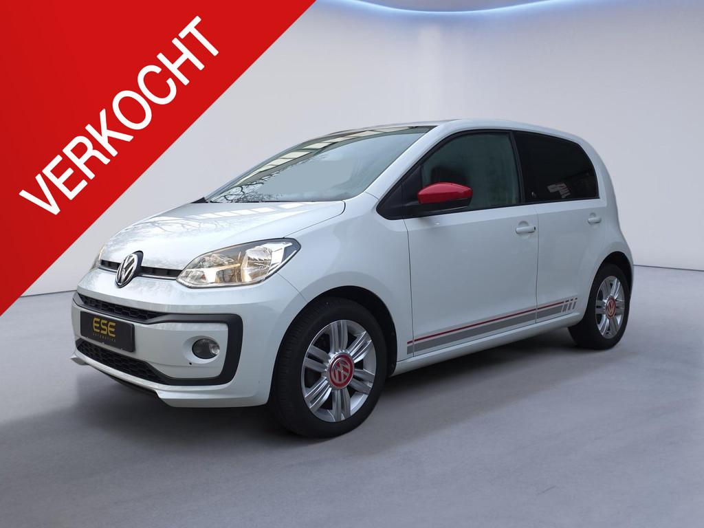 Volkswagen Up! 1.0 BMT up! beats | Stoelverwarming | Parkeer, Auto's, Volkswagen, Voorwielaandrijving, Stof, 4 stoelen, Wit