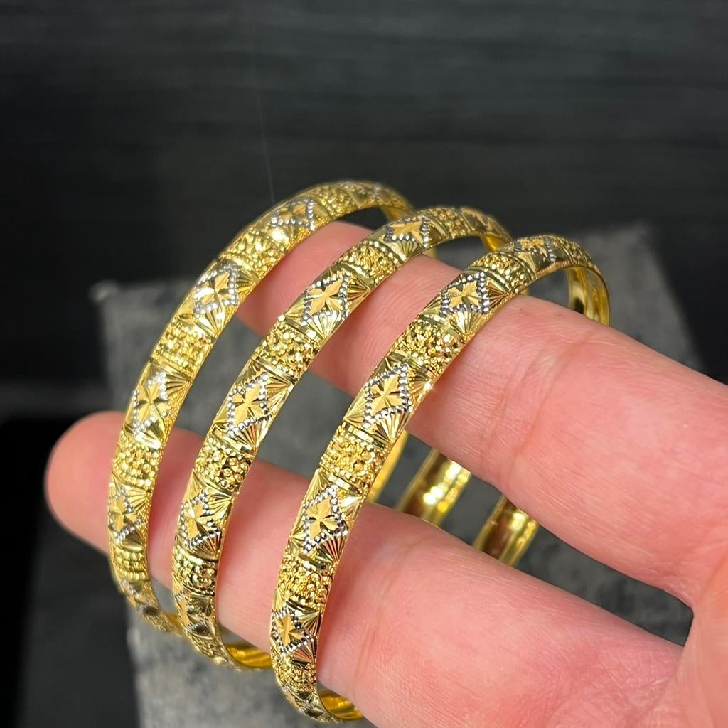 18 karaat gouden armbanden slavenarmbanden, Ophalen of Verzenden, Nieuw, Goud