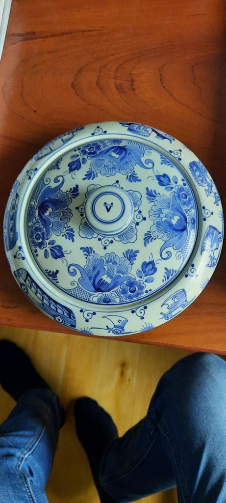 Goedewaagen Delfts Blauw Verheul schaaltje, Antiek en Kunst, Ophalen of Verzenden