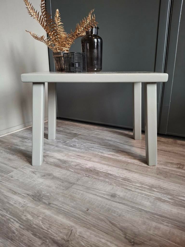 Bijzettafel - tafel - planten tafel, Ophalen of Verzenden, 25 tot 50 cm, Rechthoekig