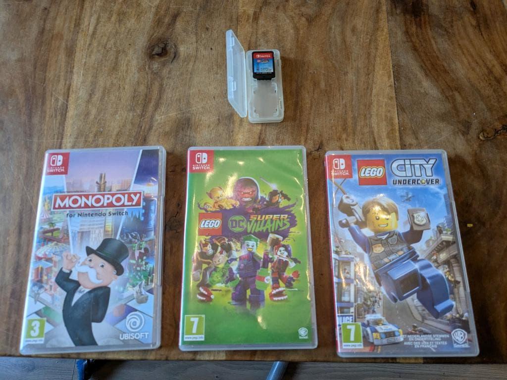 4 Nintendo Switch spellen: Monopoly, LEGO etc, Avontuur en Actie, Ophalen of Verzenden, Zo goed als nieuw, 3 spelers of meer