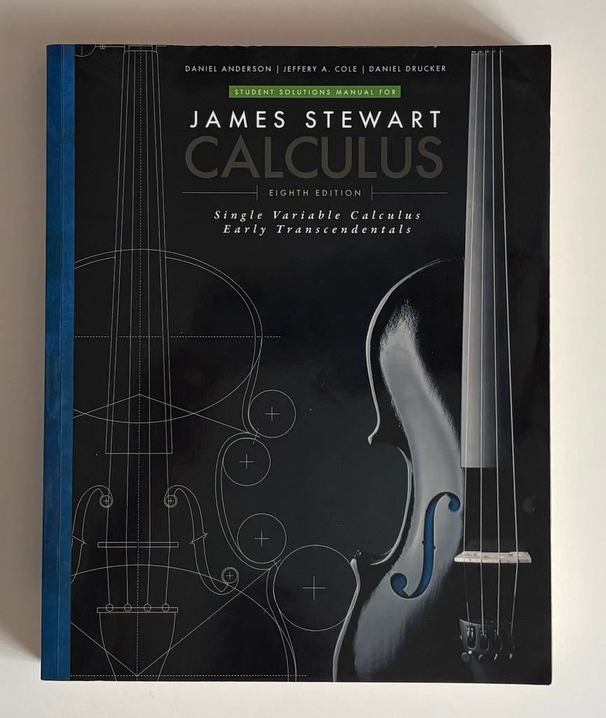Calculus Early Transcendentals solutions manual, Boeken, Studieboeken en Cursussen, Ophalen of Verzenden, Beta, Gelezen, WO