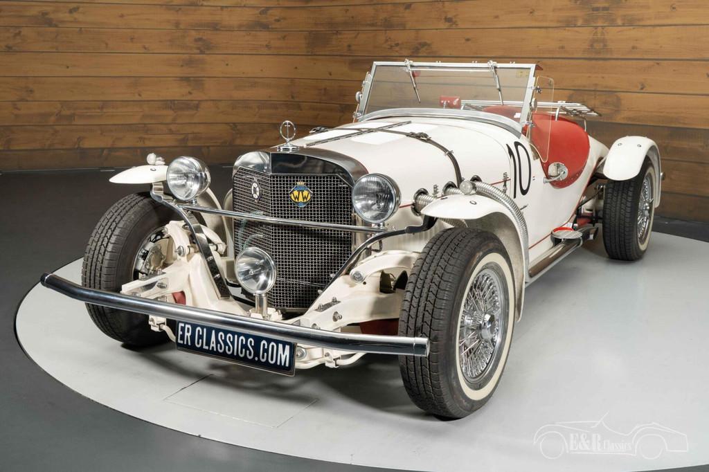 Excalibur SSK | Restored | #10 of 356 Built | 1966, Auto's, Oldtimers, Achterwielaandrijving, Cabriolet, Wit, Leder