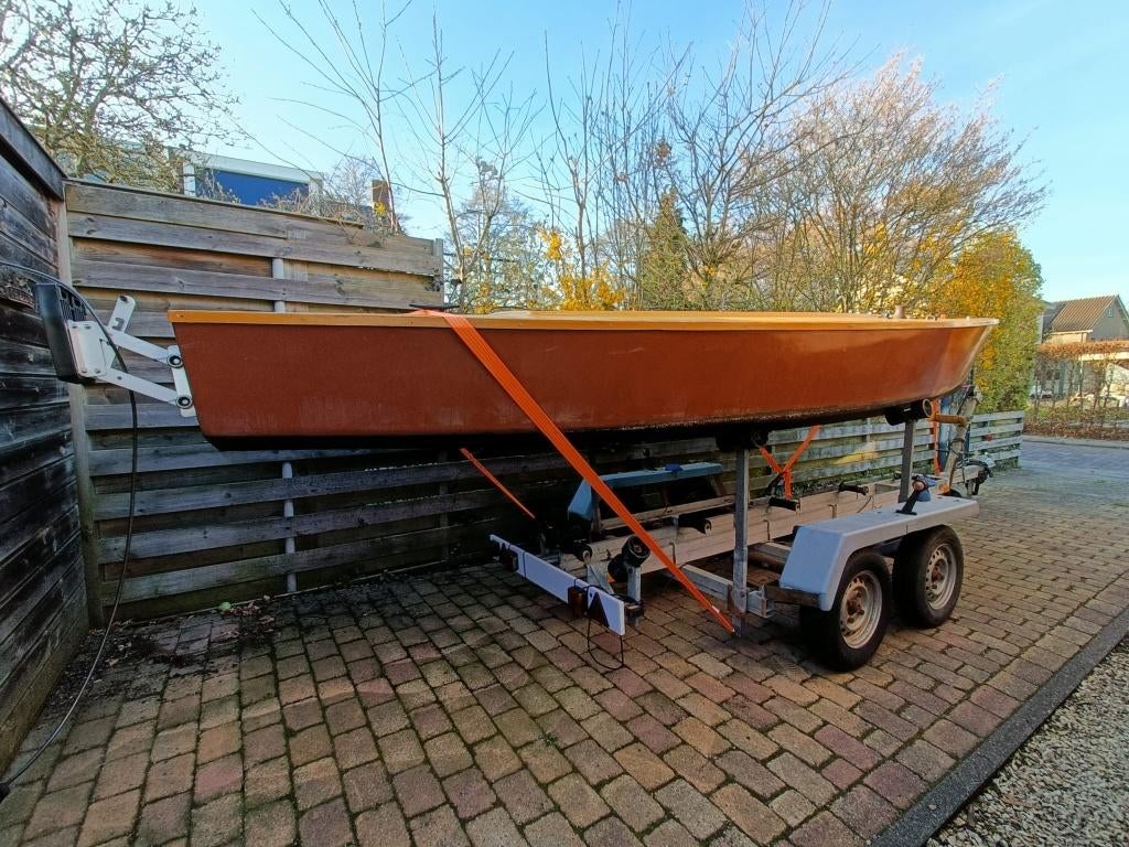 Polyvalk romp (sloep project) | zonder kiel | 6,65m | Sneek, Watersport en Boten, Ophalen, Geen motor, Gebruikt, Valk