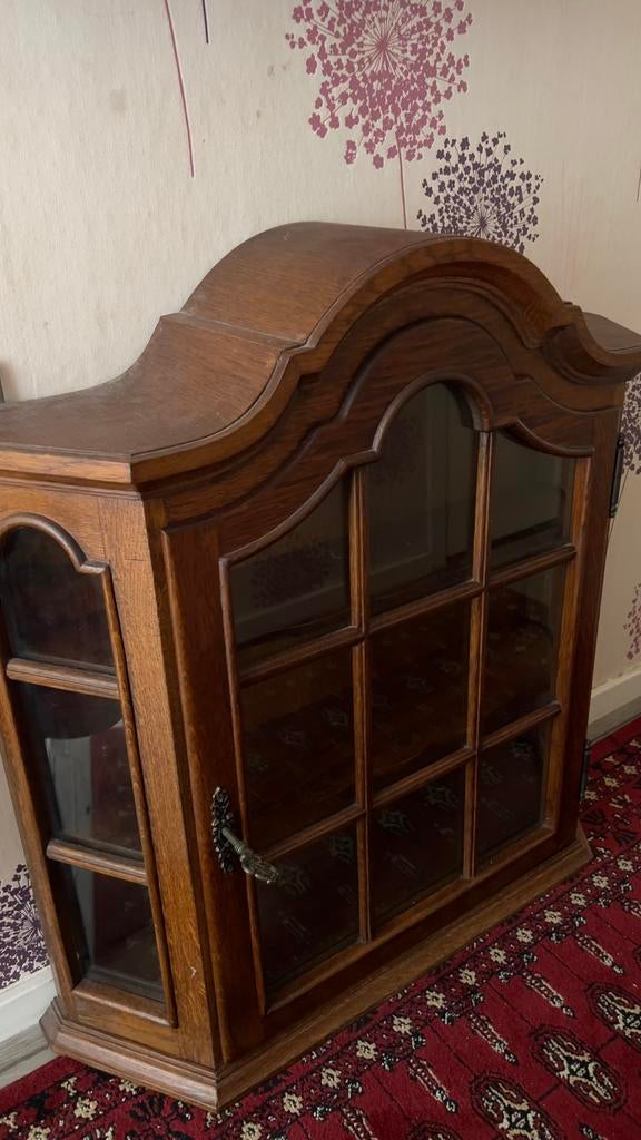 Vintage Vitrinekastje, Huis en Inrichting, Kasten | Vitrinekasten, Ophalen, 50 tot 100 cm, Zo goed als nieuw, Minder dan 100 cm
