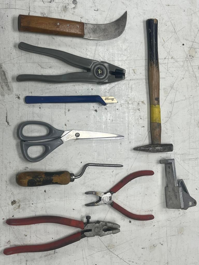 Glas in lood gereedschap set, Gebruikt, Ophalen of Verzenden, Nvt, Nvt