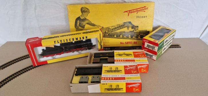 Fleischmann set 1495-4B en meer. Lees., Hobby en Vrije tijd, Modeltreinen | H0, Ophalen