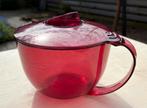 Tupperware Rode Magnetron Sauskom met Maatindeling, Huis en Inrichting, Ophalen of Verzenden, Nieuw, Rood, Bak of Kom