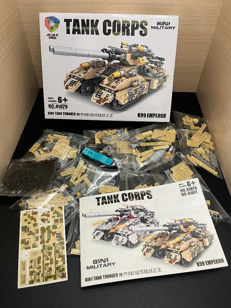 Tank bouwpakket, nieuw. Compatible met LEGO, Ophalen of Verzenden, Nieuw, Overige merken