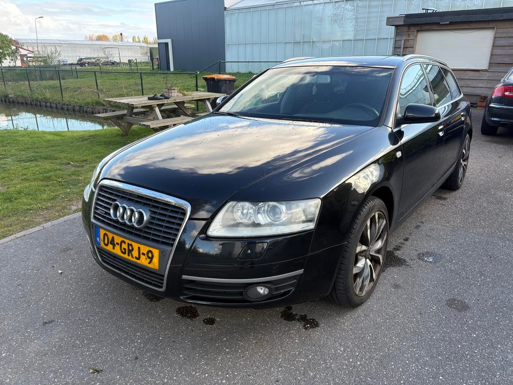 Audi A6 2.7 TDI 132KW Avant AUT 2007 Zwart, Auto's, Audi, 1800 kg, 2698 cc, 179 pk, Zwart