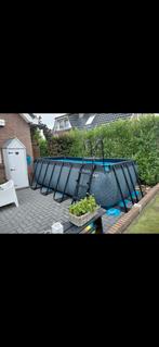 Exit zwembad met zoutwatersysteem en zandfilter, Ophalen