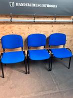 Stoelen (3 stuks), Ophalen, Stof, Drie, Blauw