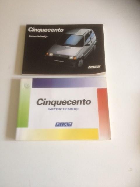 Handleiding/Instructieboekje    Fiat Cinquecento   1995   NL, Auto diversen, Handleidingen en Instructieboekjes, Verzenden