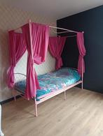 Roze hemelbed, Ophalen, 100 cm, Zo goed als nieuw, 200 cm