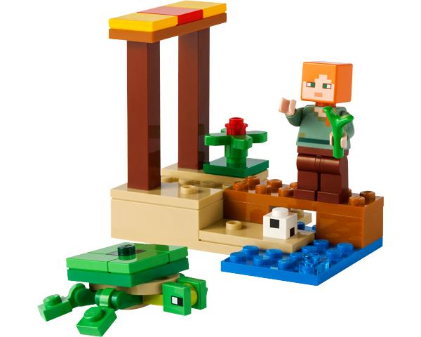 lego 30432 Minecraft het Schildpaddenstrand COMPLEET, Kinderen en Baby's, Speelgoed | Duplo en Lego, Ophalen of Verzenden, Zo goed als nieuw