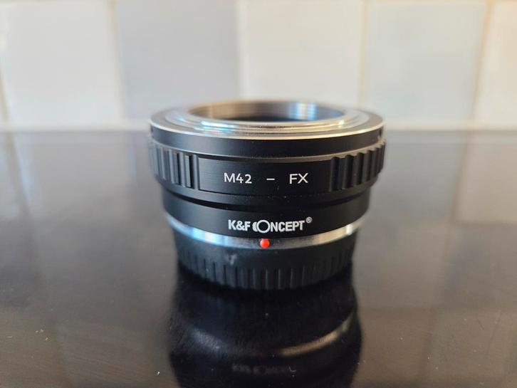 K&F Concept M42 naar Fuji FX adapter, Audio, Tv en Foto, Fotografie | Lenzen en Objectieven, Zo goed als nieuw, Ophalen of Verzenden