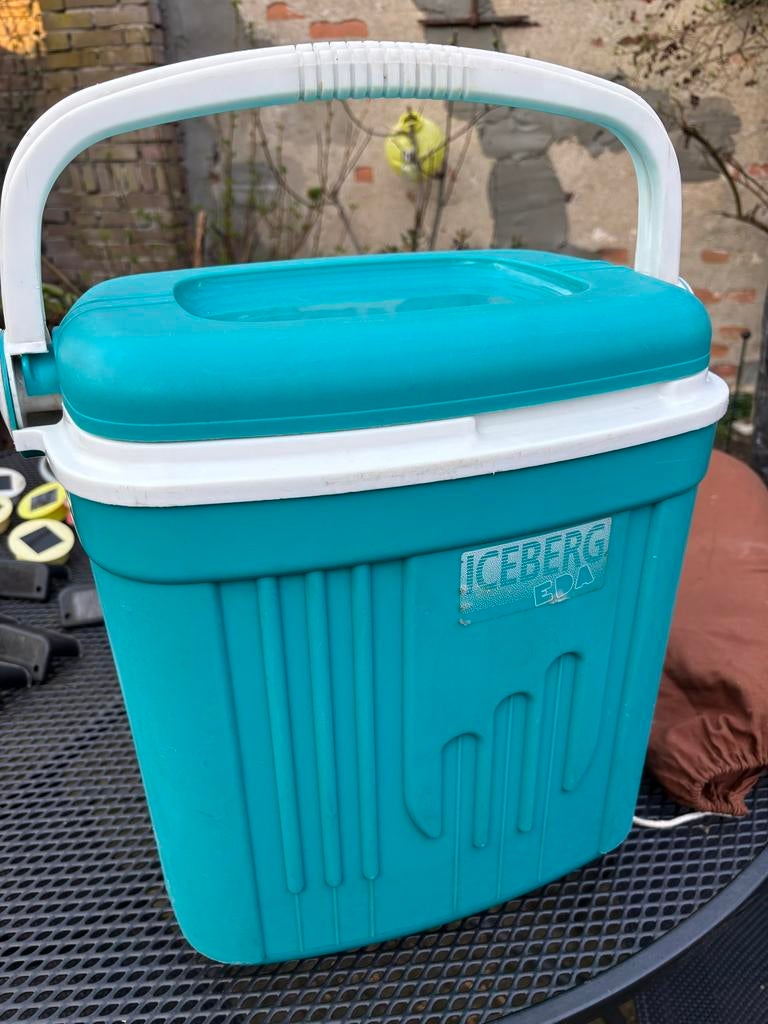 Iceberg Eda Koelbox - Turquoise met koelelementen, Ophalen, Gebruikt, Koelbox, Koelelement