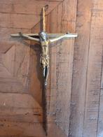 Messing kruis met jesus, Ophalen of Verzenden, Zo goed als nieuw