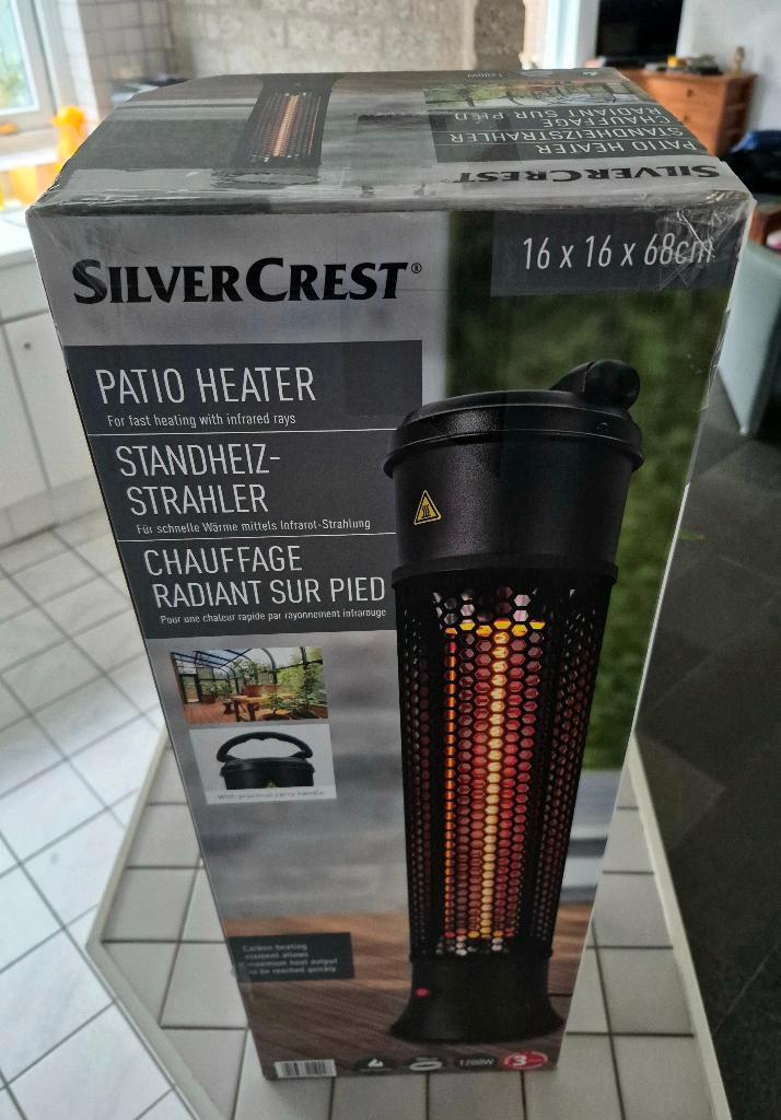 Terrasverwarmer-NIEUW, Tuin en Terras, Terrasverwarmers, Nieuw, Elektrisch, Ophalen