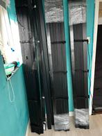 Zwarte houten lamellen, Huis en Inrichting, Woonaccessoires | Kamerschermen, Ophalen, Gebruikt