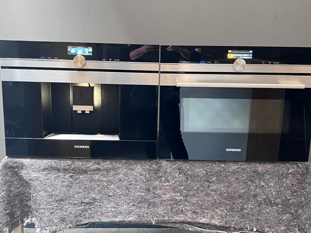 Zeer mooie set van Siemens combi oven en koffie machine., Ophalen, Zo goed als nieuw, Oven, Inbouw