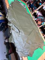 Soldaat groen kalfs huiden 1-1.1 mm dikte soepel&glad A-2-4, Leer of Kunstleer, Ophalen of Verzenden, Zo goed als nieuw, 30 tot 120 cm