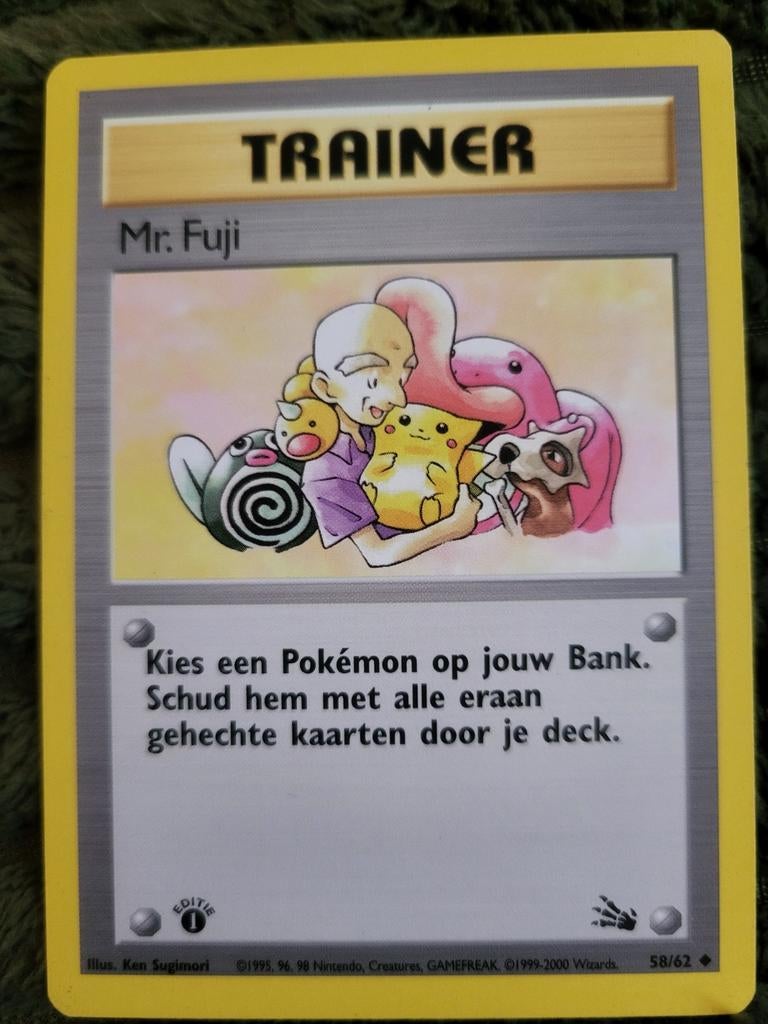 1e editie!  TRAINER  Mr. Fuji 58/62, Ophalen of Verzenden, Zo goed als nieuw, Losse kaart