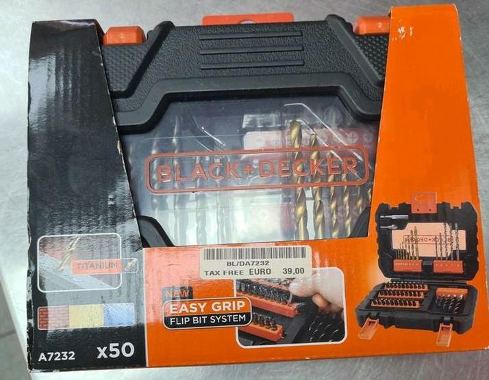 Black+Decker A7232 X50 Boor- en Bitset Titanium, Ophalen of Verzenden, Nieuw, Overige typen