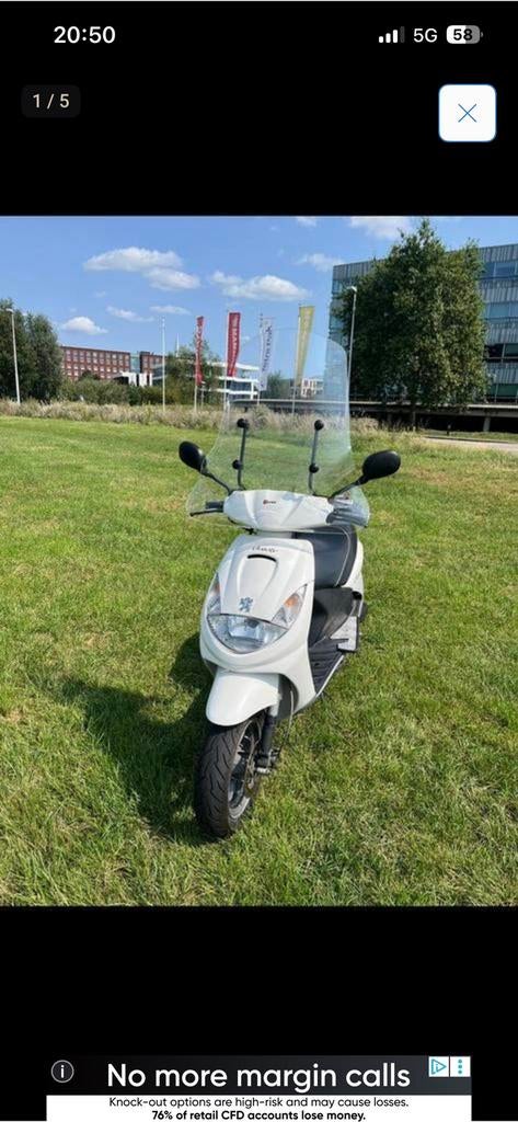 Peugeot vivacity 125 cc motorscooter A1!, Motoren, Motoren | Yamaha, Scooter, Sportuitlaat, Occasion, Particulier