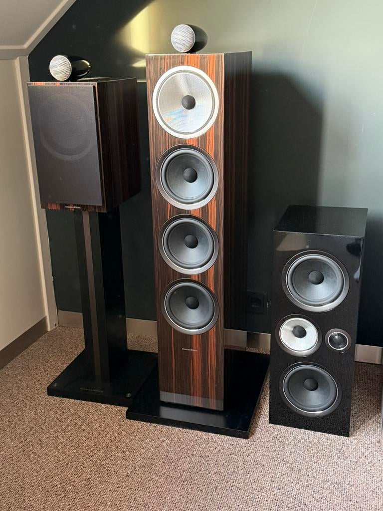 Te koop complete Bowers & Wilkins Signature set, Ophalen of Verzenden, Zo goed als nieuw, 120 watt of meer, Complete surroundset