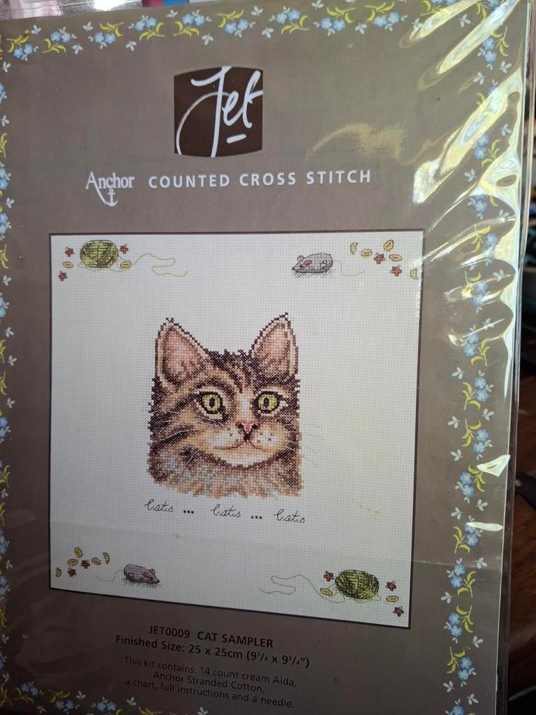 Cat sampler, Ophalen of Verzenden, Nieuw, Borduurpakket