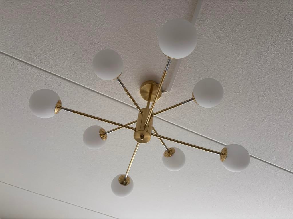 Bol lampen goud en wit, Ophalen of Verzenden, Zo goed als nieuw