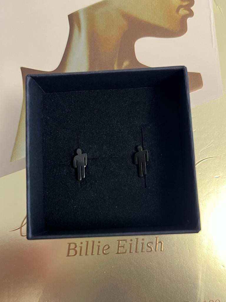 Billie Eilish oorbellen, Overige materialen, Zwart, Nieuw, Ophalen of Verzenden