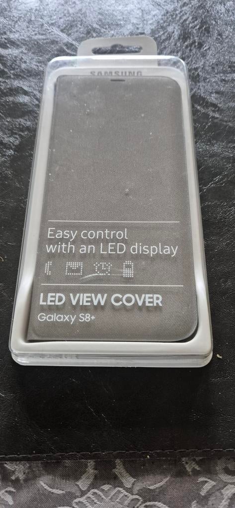 LED View Cover Galaxy S8+ voor Samsung telefoon, Ophalen of Verzenden, Nieuw, Hoesje of Tasje