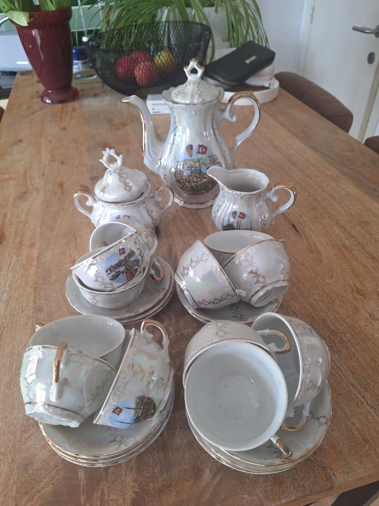 Turks servies, Ophalen, Zo goed als nieuw, Overige stijlen, Porselein