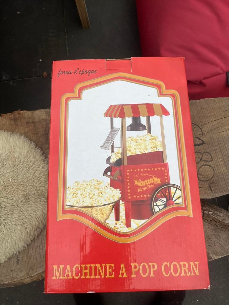 Popcorn machine, Hobby en Vrije tijd, Feestartikelen | Verhuur, Ophalen of Verzenden, Nieuw, Overige