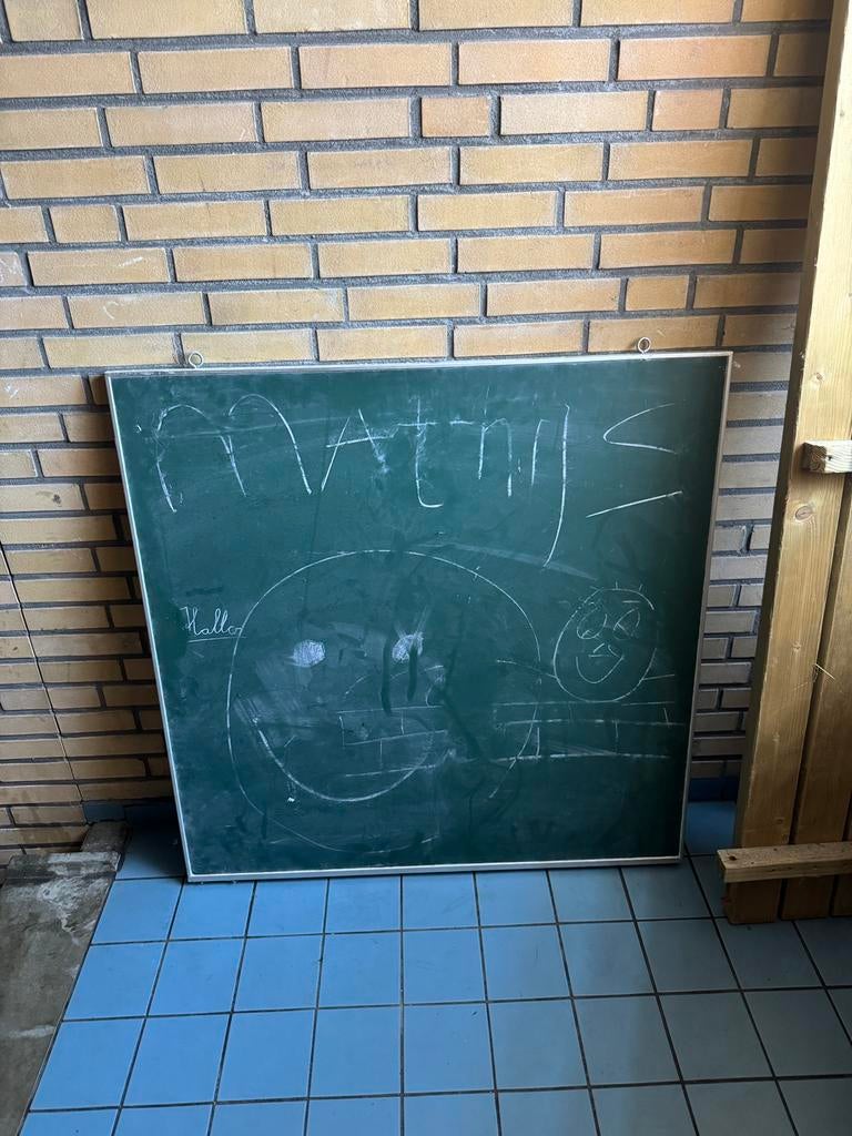 Krijtbord, schoolbord, Ophalen, Gebruikt, Krijtbord
