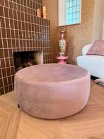Grote roze Riverdale poef / hocker - Ø 85cm, Huis en Inrichting, Banken | Voetenbanken en Poefen, Ophalen, Rond, Zo goed als nieuw