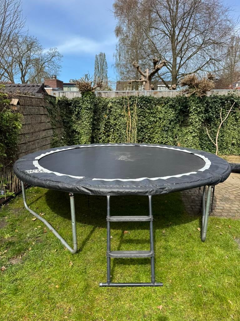 Salta trampoline met diameter 305 cm, Ophalen, Gebruikt