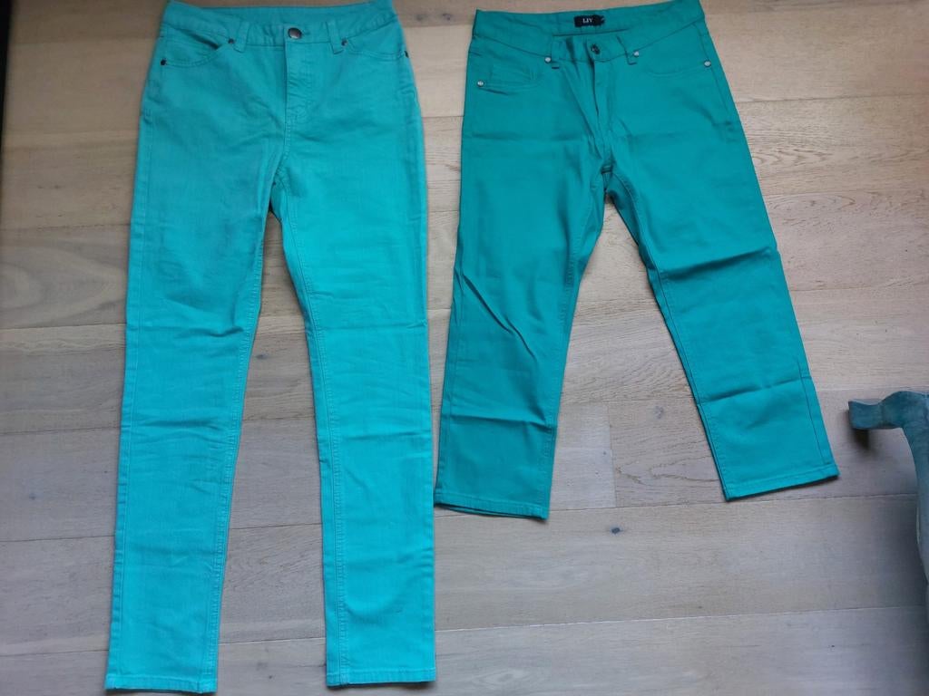 2x NIEUWE BROEK/ JEANS van STREET ONE en LIV maat 36 KATOEN, Kleding | Dames, Blauw, Street One, Nieuw, Ophalen of Verzenden