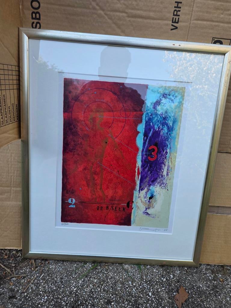 Zeefdruk Piotr Konkel, Ophalen