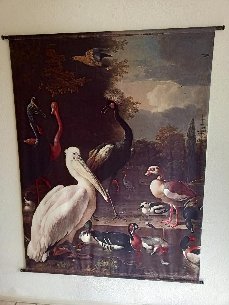 Drijvend veertje, Ophalen, Meerkleurig, Nieuw, Wandkleed