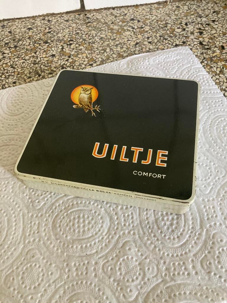 Blik uiltje, Ophalen of Verzenden, Zo goed als nieuw, Overige