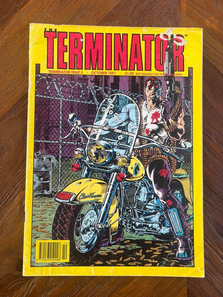 The Terminator issue 3 October 1991 comic, Boeken, Strips | Comics, Eén comic, Ophalen of Verzenden, Gelezen, Amerika