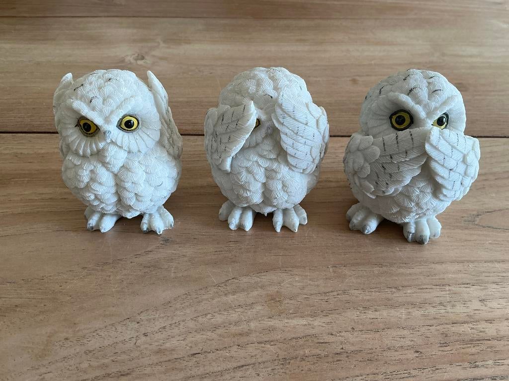 Uiltjes horen, zien en zwijgen, Gebruikt, Overige materialen, Overige stijlen, Ophalen of Verzenden