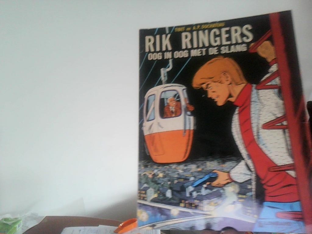 rik ringers nr 8 oog in oog met de slang lombard uit 1978, Eén stripboek, Ophalen of Verzenden, Zo goed als nieuw