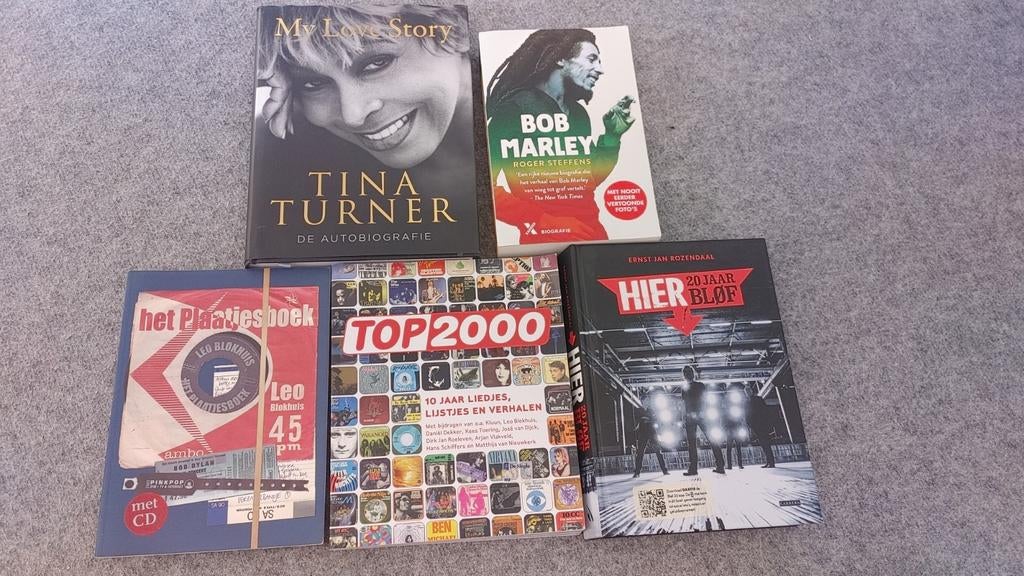 Muziekboeken Blof Marley Turner Blokhuis top 2000, Boeken, Muziek, Ophalen of Verzenden, Artiest