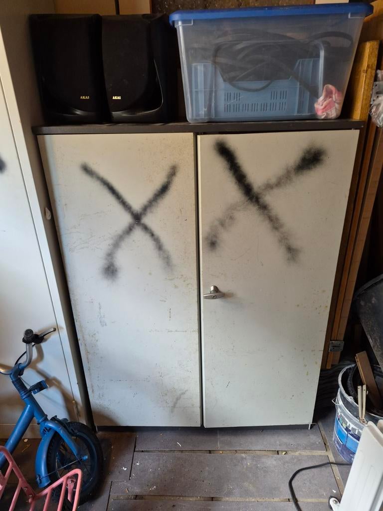 Lockerkast opbergkast lxbxh 100x40x136 cm, Ophalen