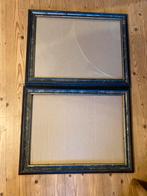 Set van 2 antiek-look lijsten (33x45 cm), schilderijlijst, Ophalen of Verzenden, Gebruikt, Hout, Minder dan 50 cm